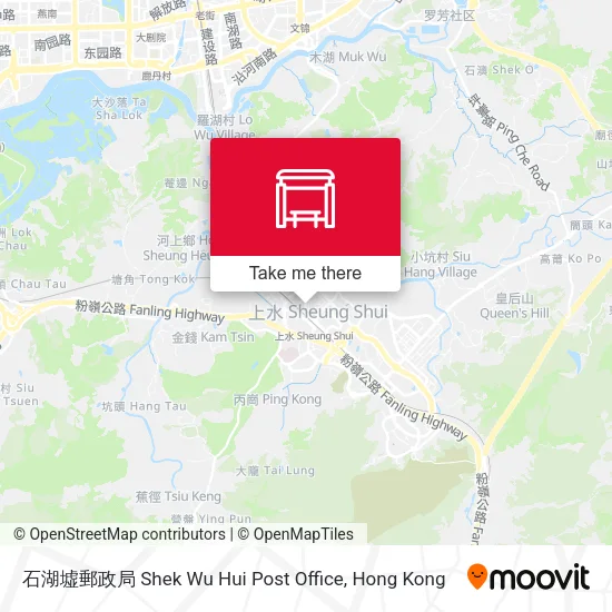 石湖墟郵政局 Shek Wu Hui Post Office地圖