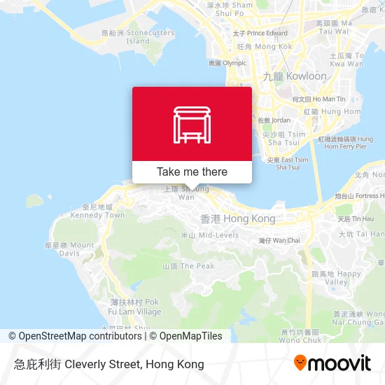 急庇利街 Cleverly Street map