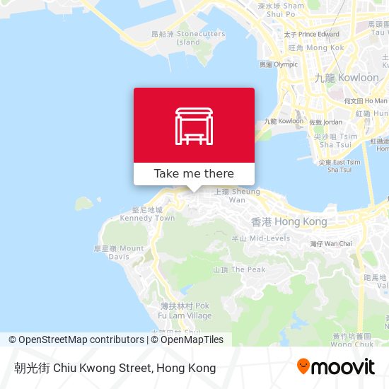 朝光街 Chiu Kwong Street map