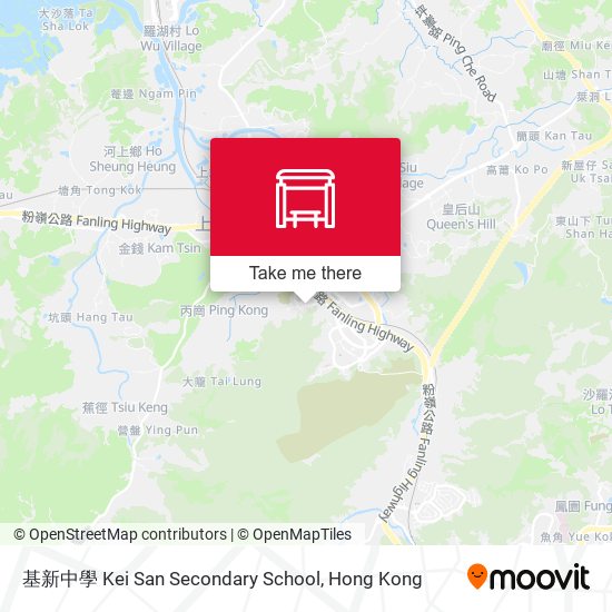 基新中學 Kei San Secondary School map