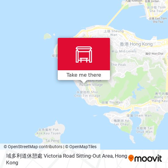 域多利道休憩處 Victoria Road Sitting-Out Area map