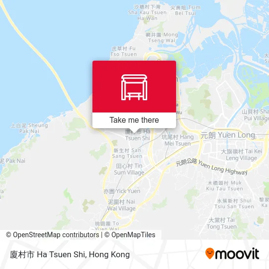 廈村市 Ha Tsuen Shi map