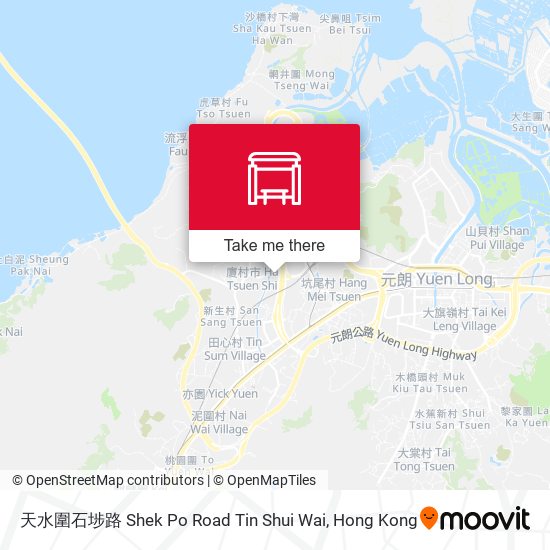 天水圍石埗路 Shek Po Road Tin Shui Wai map