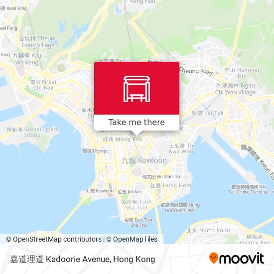 嘉道理道 Kadoorie Avenue map