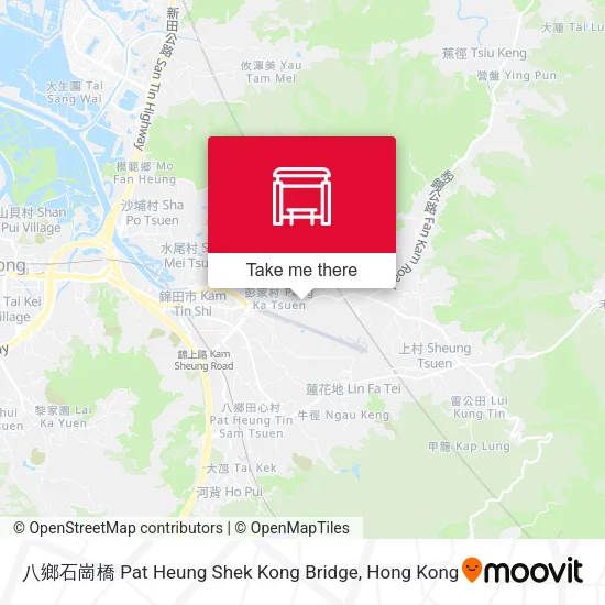 八鄉石崗橋 Pat Heung Shek Kong Bridge地圖