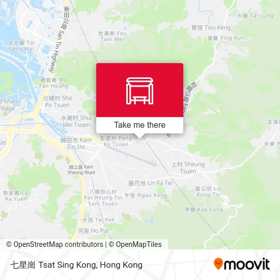 七星崗 Tsat Sing Kong map