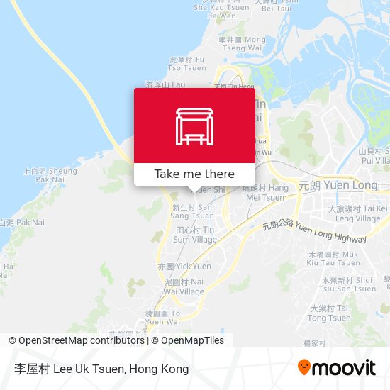 李屋村 Lee Uk Tsuen map