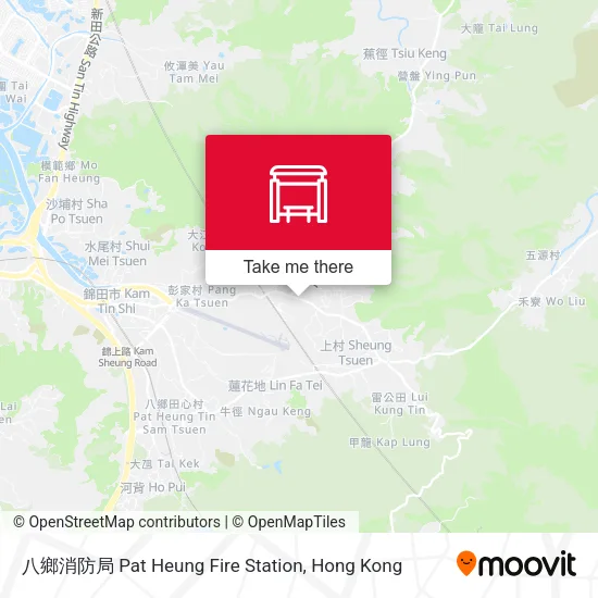 八鄉消防局 Pat Heung Fire Station map
