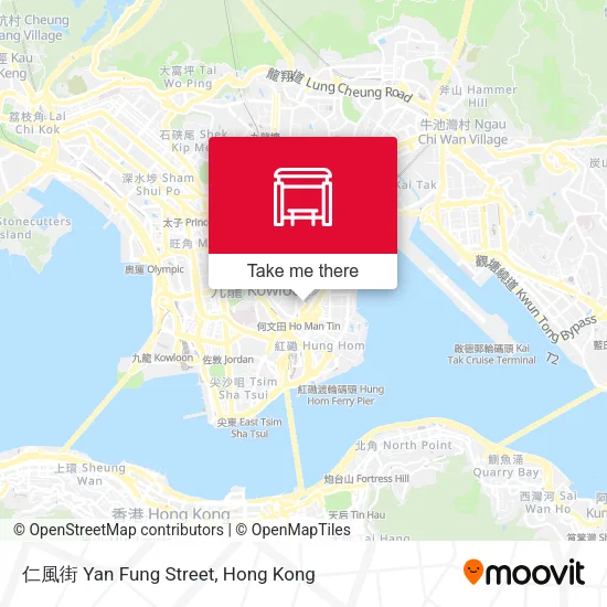 仁風街 Yan Fung Street地圖