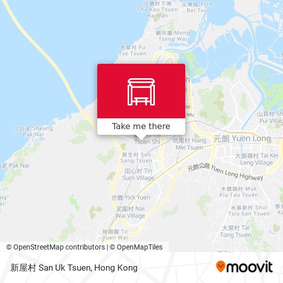 新屋村 San Uk Tsuen map