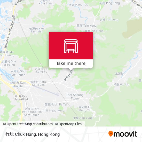 竹坑 Chuk Hang地圖