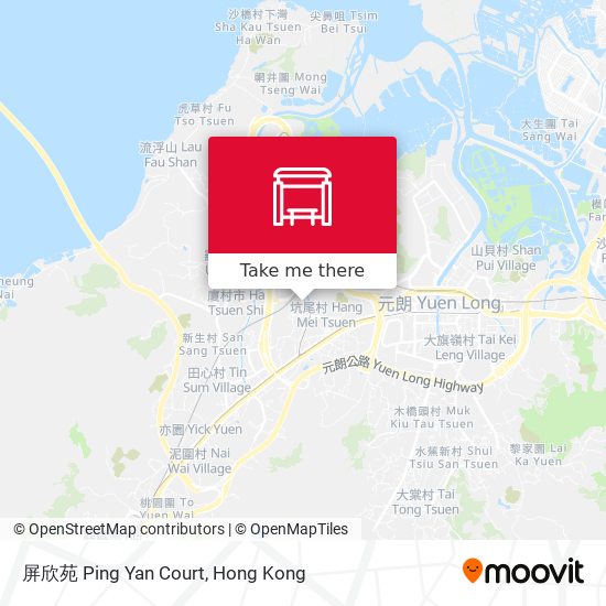 屏欣苑 Ping Yan Court map