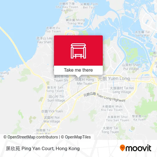 屏欣苑 Ping Yan Court地圖