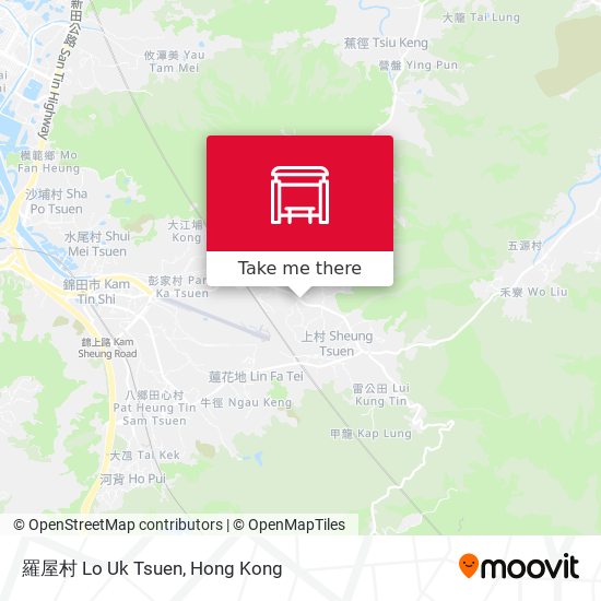 羅屋村 Lo Uk Tsuen map
