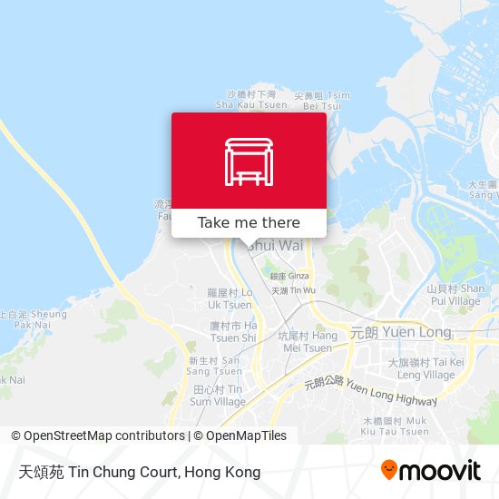 天頌苑 Tin Chung Court map