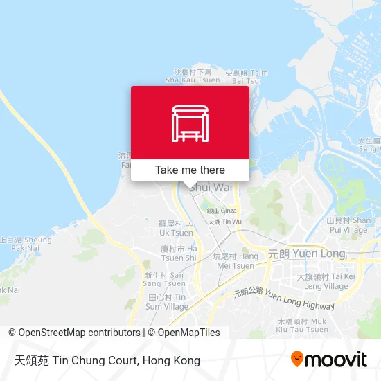 天頌苑 Tin Chung Court map