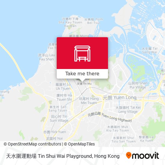 天水圍運動場 Tin Shui Wai Playground map