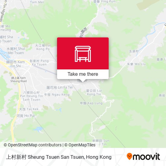 上村新村 Sheung Tsuen San Tsuen map