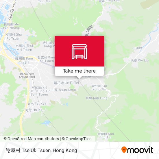 謝屋村 Tse Uk Tsuen map