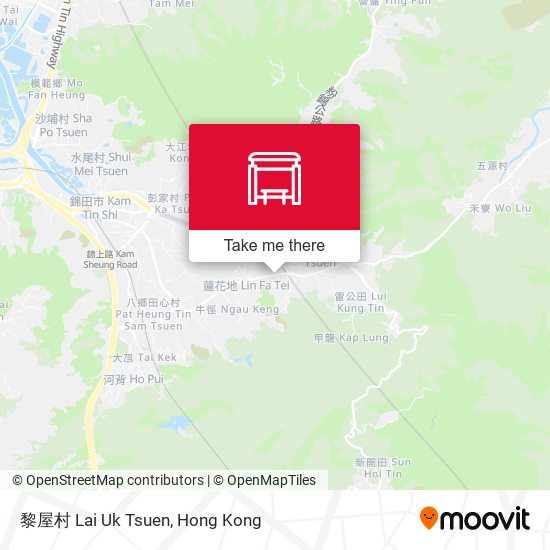 黎屋村 Lai Uk Tsuen地圖