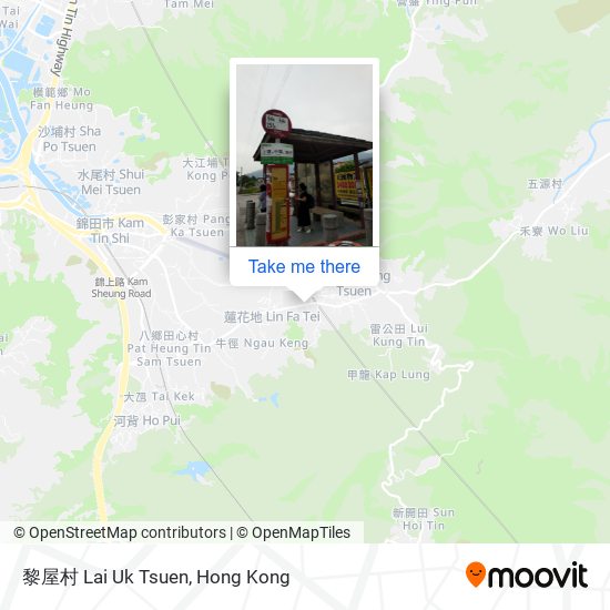 黎屋村 Lai Uk Tsuen map