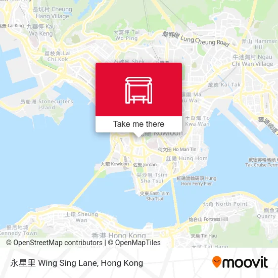 永星里 Wing Sing Lane map