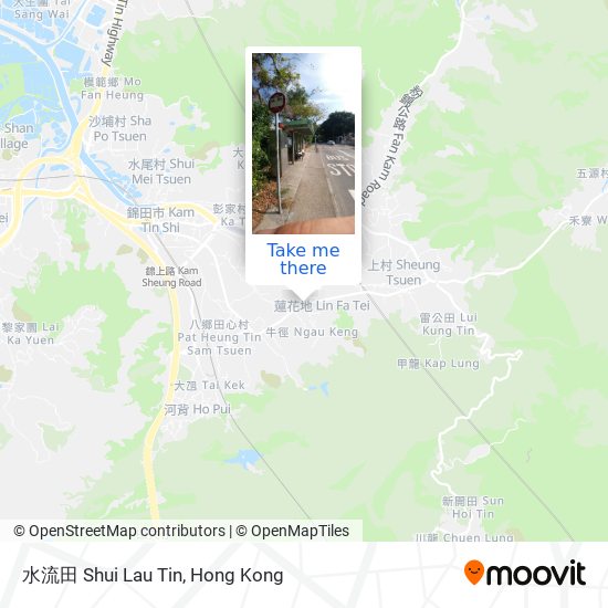 水流田 Shui Lau Tin map