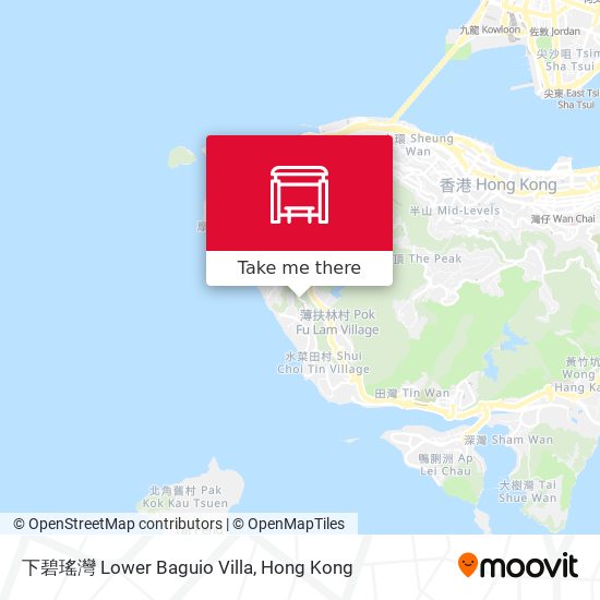 下碧瑤灣 Lower Baguio Villa map