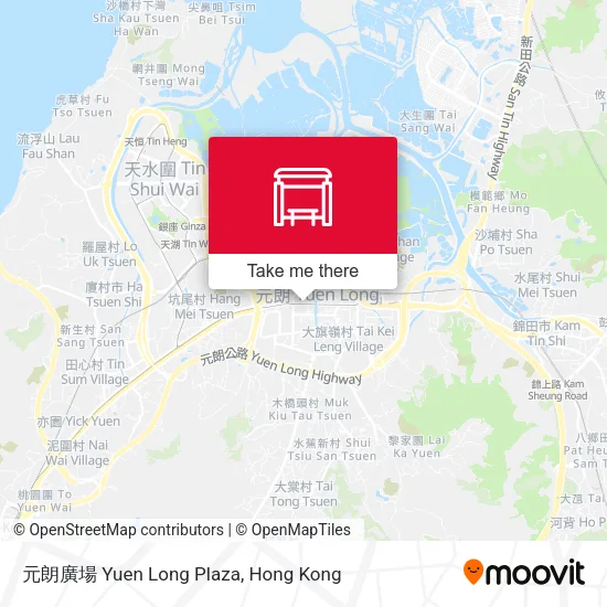 元朗廣場 Yuen Long Plaza map