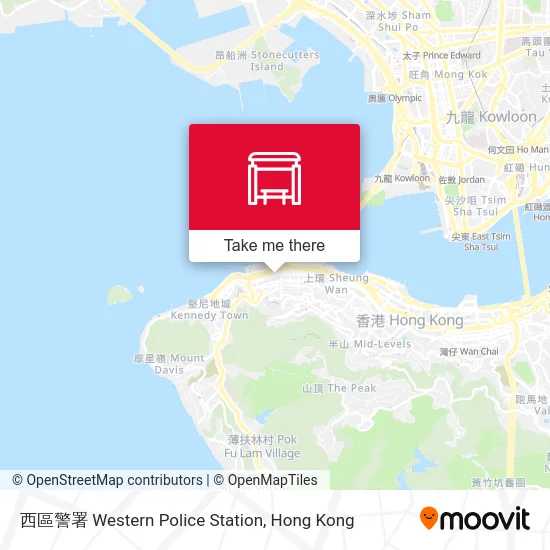 西區警署 Western Police Station map