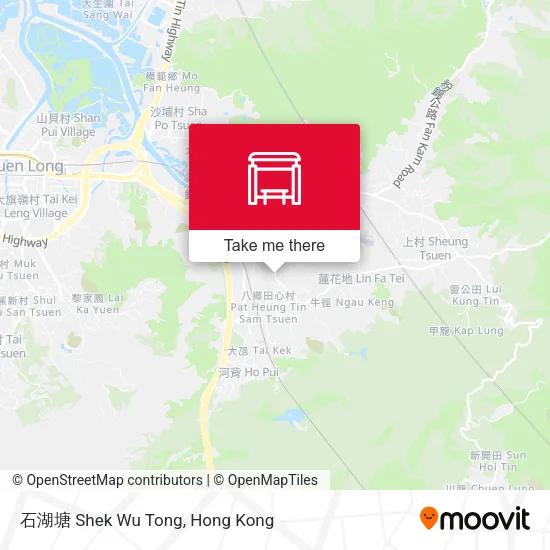 石湖塘 Shek Wu Tong地圖