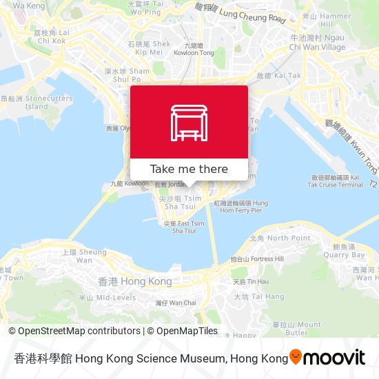香港科學館 Hong Kong Science Museum map