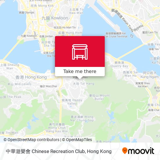 中華遊樂會 Chinese Recreation Club map