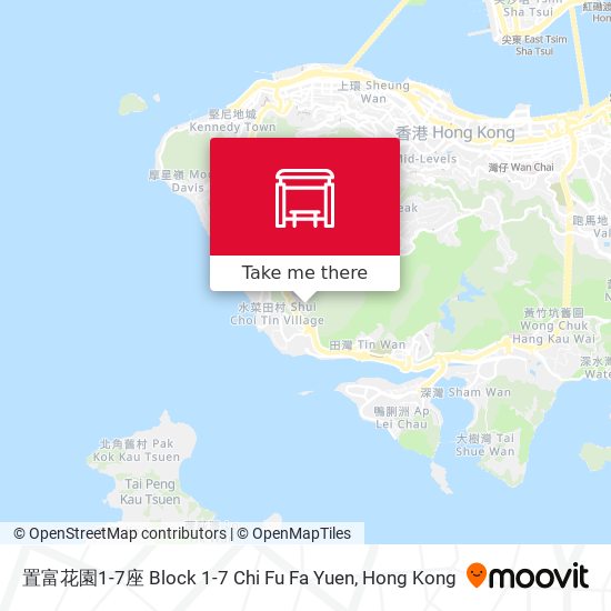 置富花園1-7座 Block 1-7 Chi Fu Fa Yuen map