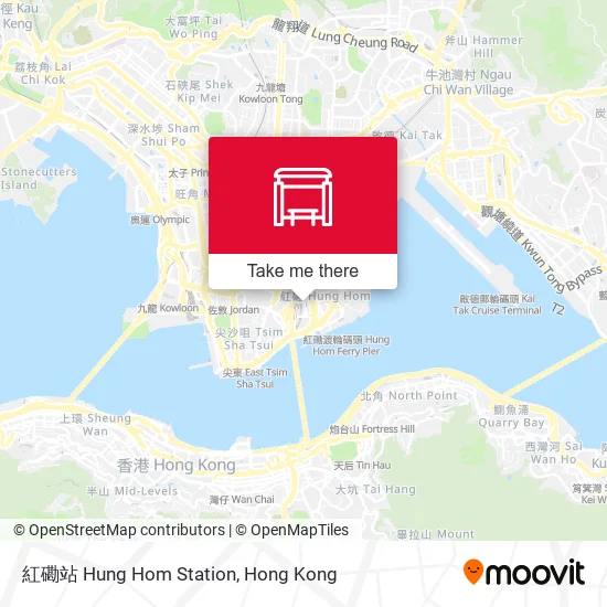 紅磡站 Hung Hom Station地圖