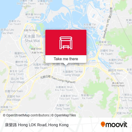 康樂路 Hong LOK Road map