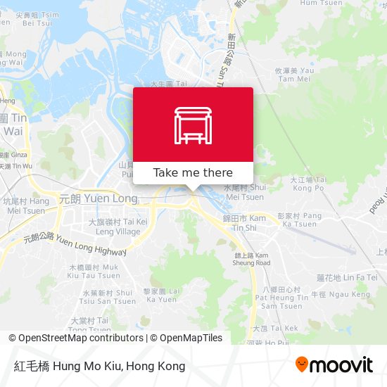 紅毛橋 Hung Mo Kiu map