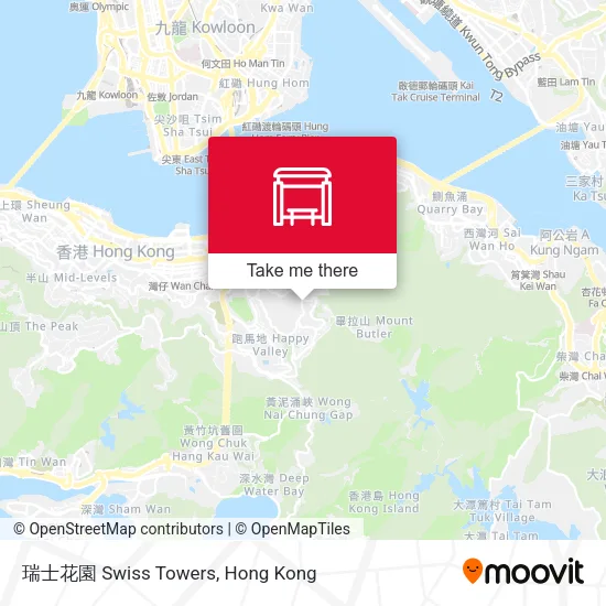 瑞士花園 Swiss Towers map