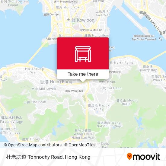 杜老誌道 Tonnochy Road地圖