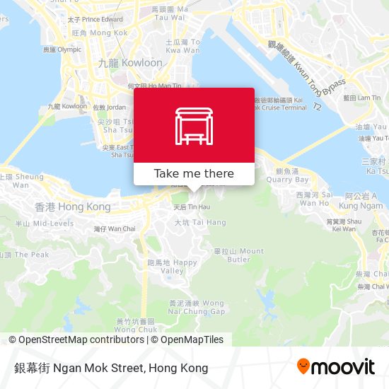 銀幕街 Ngan Mok Street map
