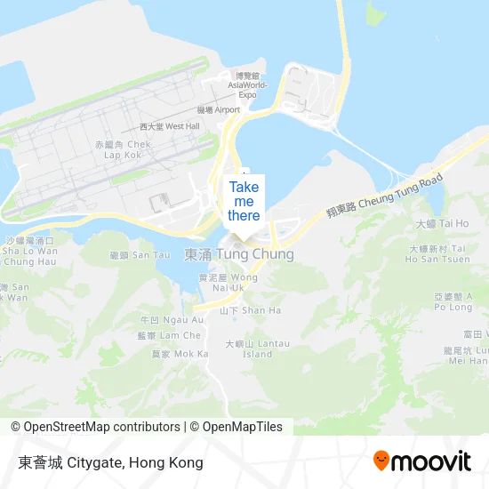 東薈城 Citygate地圖