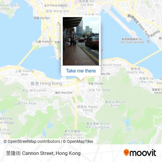 景隆街 Cannon Street map