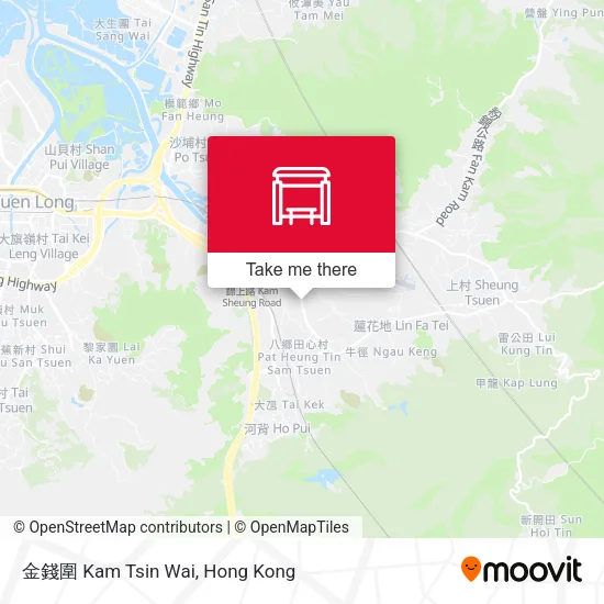金錢圍 Kam Tsin Wai map