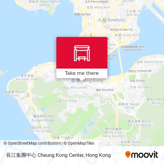 長江集團中心 Cheung Kong Center map
