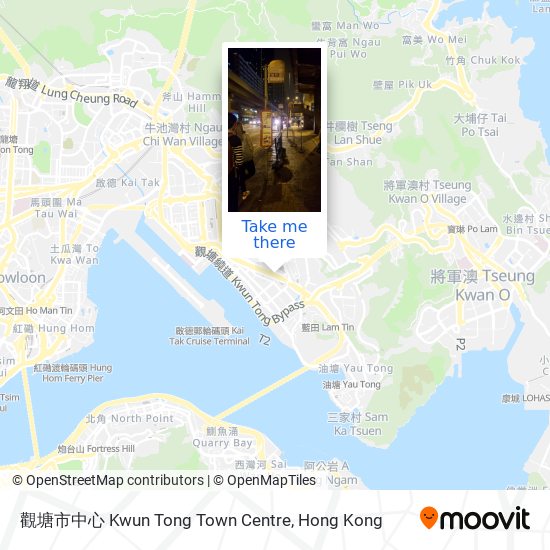 觀塘市中心 Kwun Tong Town Centre map