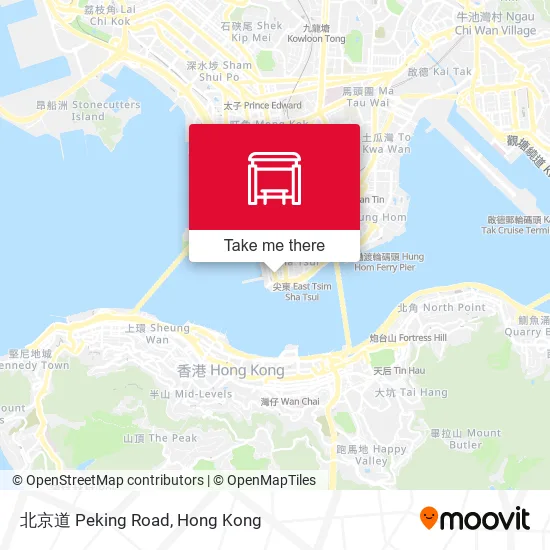 北京道 Peking Road map