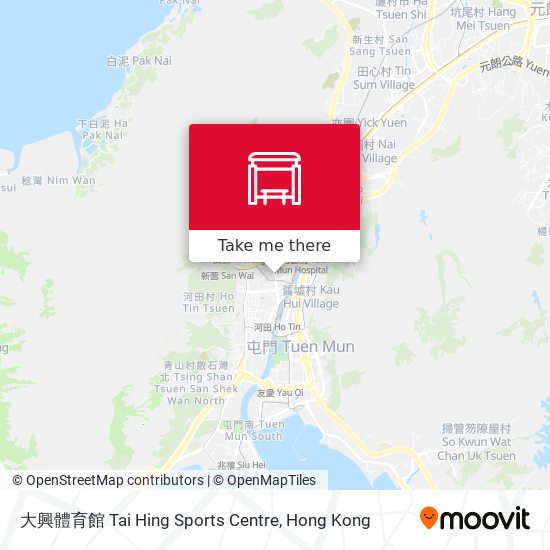 大興體育館 Tai Hing Sports Centre map