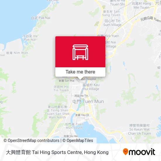 大興體育館 Tai Hing Sports Centre map