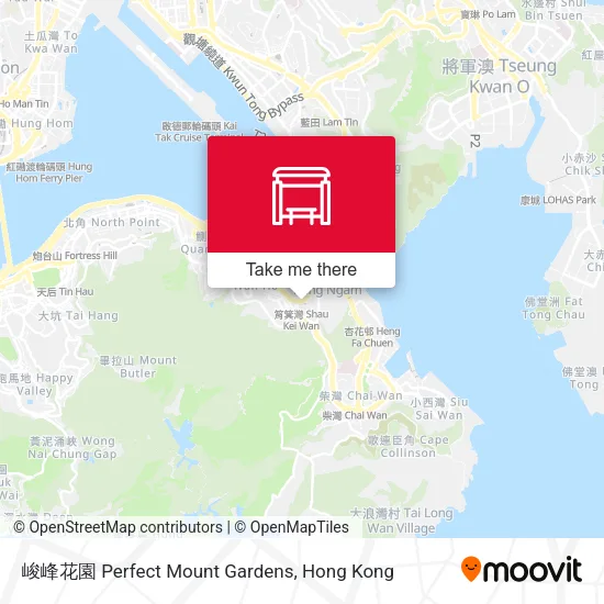 峻峰花園 Perfect Mount Gardens map