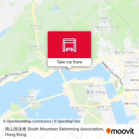 南山游泳會 South Mountain Swimming Association map